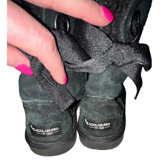 KOOLABURRA By UGG Andrah 1108611 YOUTH Women’s Boots Size 1 BLACK - Picture 3 of 13